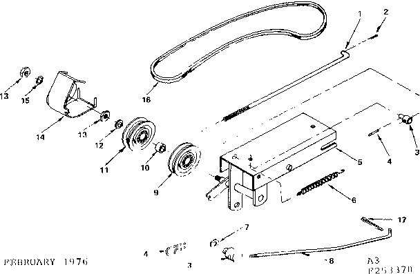 Idler pulley assembly
