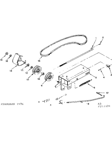 Idler pulley assembly