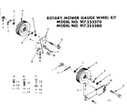 Craftsman 917253380 gauge wheel kit diagram