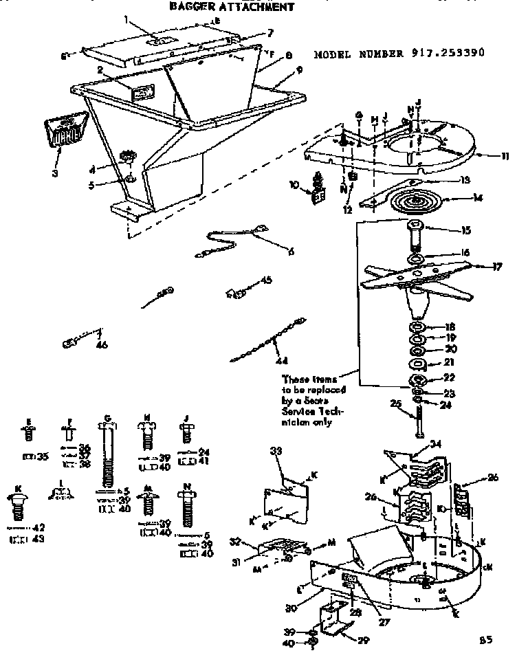Bagger attachment