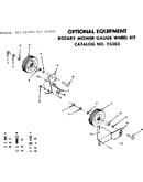 Optional equipment gauge wheels kit
