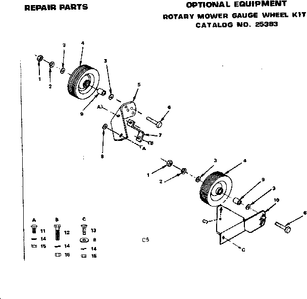 Gauge wheel assembly