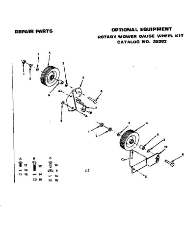 Gauge wheel assembly