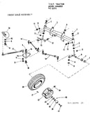 Front axle assembly