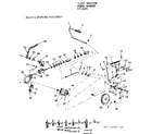 Craftsman 91725370 idler & braking system diagram
