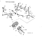 Craftsman 91725371 front axle assembly diagram