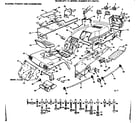 Craftsman 917253712-1987 chassis fender and dashboard diagram