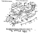 Craftsman 917253714-1987 chassis, fender and dashboard diagram