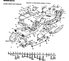 Craftsman 917253721 chassis fender and dashboard diagram