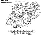 Craftsman S253724 chassis fender and dashboard diagram
