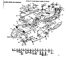 Craftsman 917253735 chassis, fender and dashboard diagram