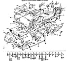Craftsman 917253744 18 twin/chassis, fender and dashboard diagram