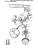 18 hydrodrive tractor/front axle and front wheel