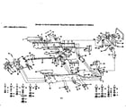 Craftsman 917254812 18 hydrodrive tractor/lift linkage & firewall diagram