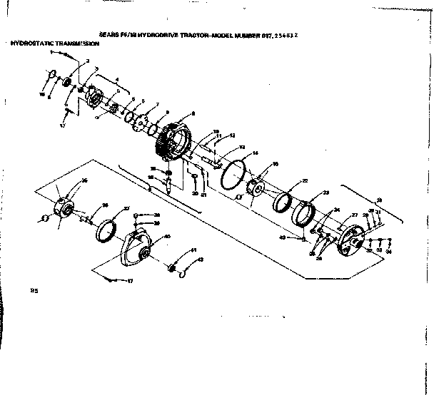 18 hydrodrive tractor/hydrostatic transmission