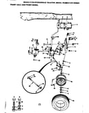 20 hydrodrive tractor/front axle and front wheel