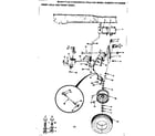 Craftsman 917254830 24 hydrodrive tractor/front axle and front wheel diagram