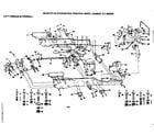 Craftsman 917254830 24 hydrodrive tractor/lift linkage & firewall diagram