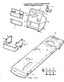 36 lawn tractor/dashboard, chassis engine mount