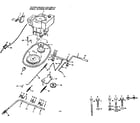 Craftsman 917255121 36 lawn tractor/clutch brake and drive diagram