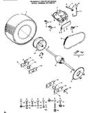 36 lawn tractor/transaxle and rear wheel