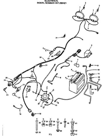 36 lawn tractor/electrical