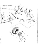 Front axle asm.