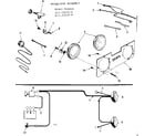 Craftsman 91725520-A headlight asm. diagram