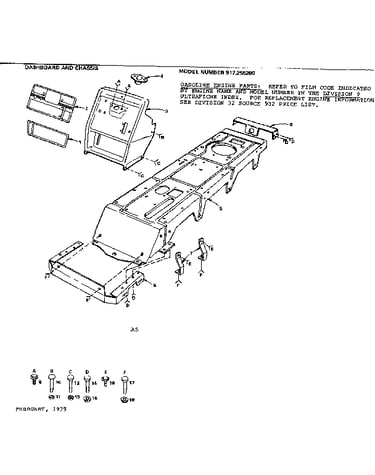 Dashboard and chassis