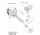 Craftsman 917255260 transmission and rear wheel diagram