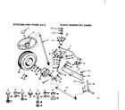 Craftsman 917255260 steering and front axle diagram