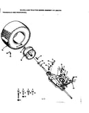 Transaxle and rear wheel