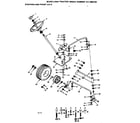 Craftsman 9172552701 steering and front axle diagram