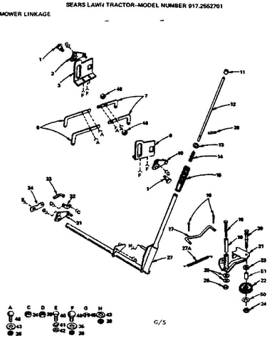 Mower linkage