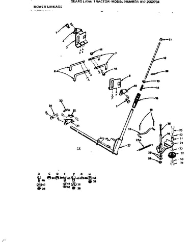 Mower linkage