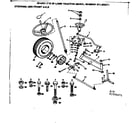 Craftsman 917255271 steering and front axle diagram