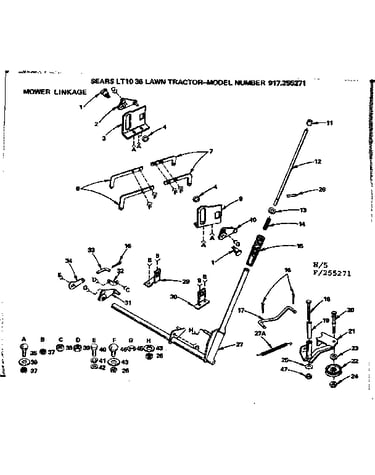 Mower linkage