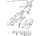 Craftsman 917255272 fender hood and grill diagram