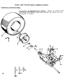 Transaxle and rear wheel