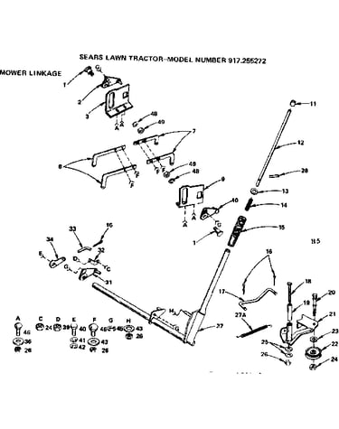 Mower linkage