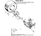 Craftsman 917255273 transaxle and rear wheel diagram