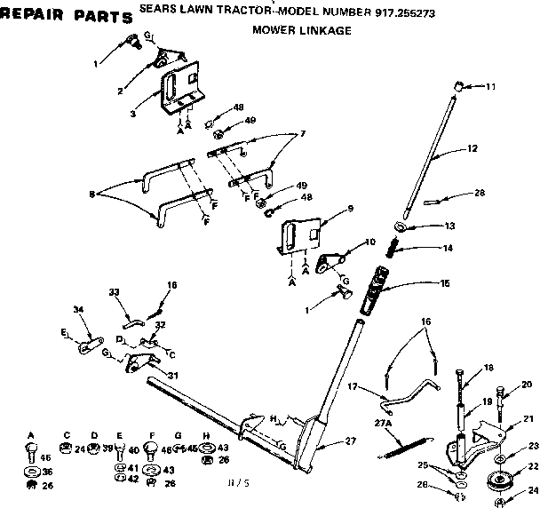 Mower linkage