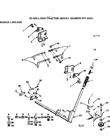 Mower linkage