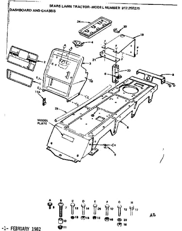 Dashboard and chassis