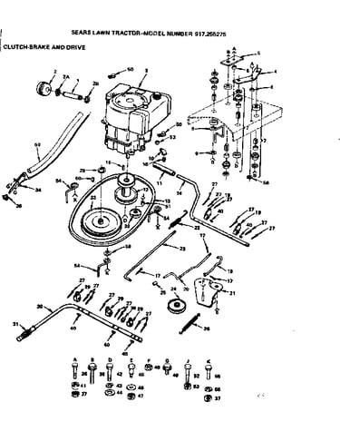 Clutch-brake & drive