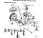Craftsman 917255275 steering and front axle diagram