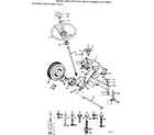Craftsman 917255277 steering and front axle diagram