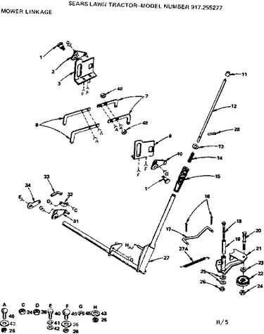 Mower linkage