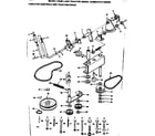 Craftsman 917255340 36 lawn tractor/variator controls and traction drive diagram