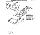 Craftsman 917255350 36 lawn tractor/dashboard and chassis diagram